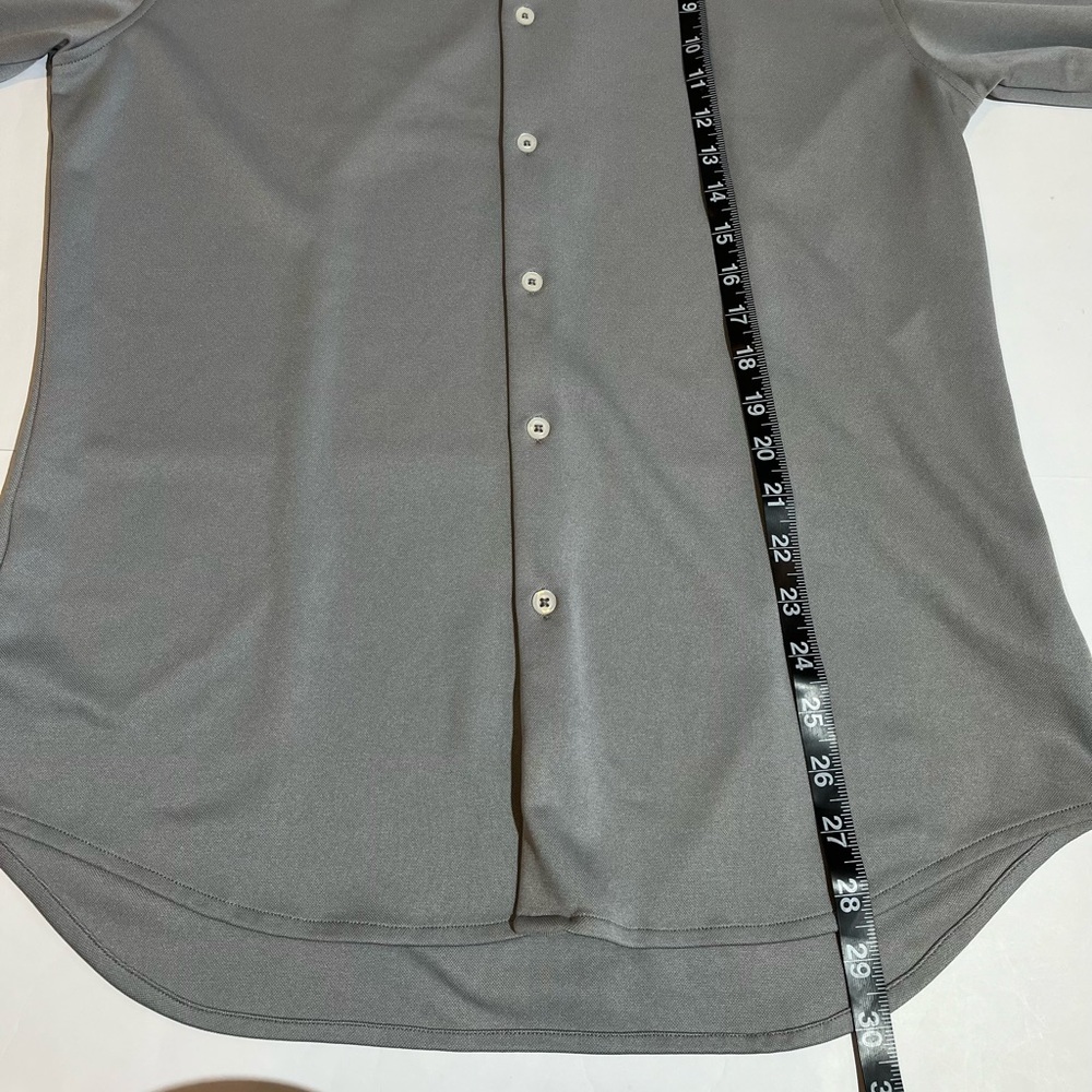 Ministry Of Supply Shirt Men's Large Gray Casual Slim Fit Button Up Preppy - Picture 8 of 9